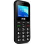 SPC Fortune 2 4G - Teléfono móvil senior para personas mayores con botón SOS, cobertura 4G, teclado grande, radio FM y pantalla 1.77", Negro